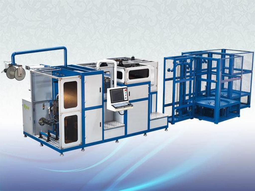 automatic sprin coilin machine is for making pocket spring for making high quality spring mattress. For puchase contact us at BedTex India Solutions.