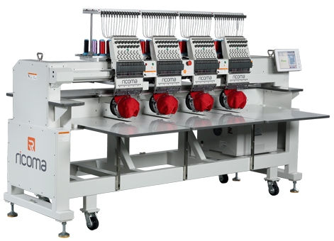 Ricoma CHT2 series garment and cap embroidery machine for apparel and garment manufacturing industry, For purchase contact u at BedTex India Solutions in New Delhi.