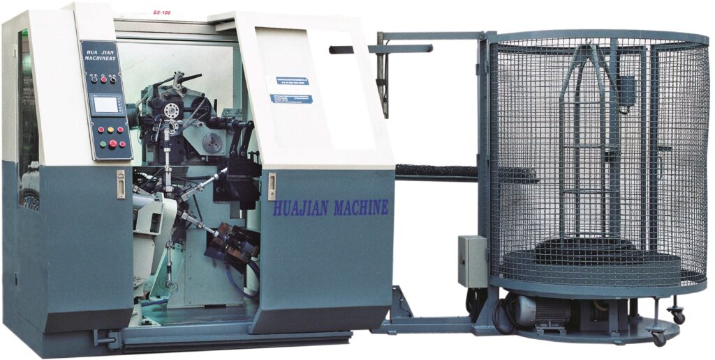 Automatic SX-100 Bonnell spring coiling machine supplier in New Delhi, India. Contact us for purchase.